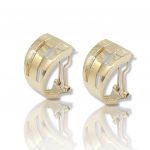 Golden earrings 14k (code S207098)