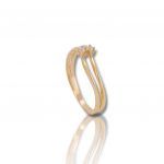 Pink gold ring k14 (code S236960)