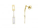 Yellow gold earrings 9k  (code S239204)