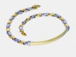 Golden men's bracelet k14 (code S238251)