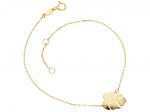 Golden leaf bracelet k14 (code S244060)
