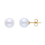 Orecchini in oro giallo k9 con perle (code S174288)