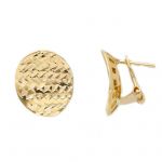 Golden earrings 14k (code S242345)