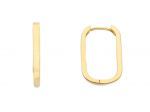 Golden hoop earrings 14k (code S264729)