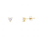 Orecchini in oro Giallo k9 con zirconi cubici (code S265538P)