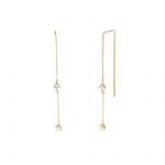 Yellow gold earrings k9  (code S274964)