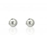 White gold earrings 14k (code S185225)