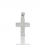 White gold cross 14k (code A1700)