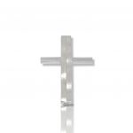 White gold cross k14 (code H1672)