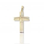 Croce in oro giallo k14  (code P1670)