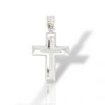White gold cross 14k  (code AL2273)