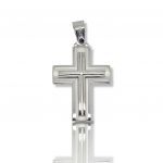 White gold cross k14 (code H1868)