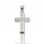 White gold cross k14 (code H2104)