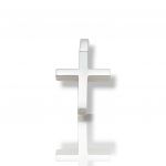Croce in oro Bianco k14 (code H2124)