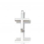 White gold cross k18 (code H2124)