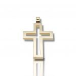 White gold sword cross k14 (code H2714) 
