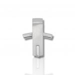 White gold cross k14 (code P1828)