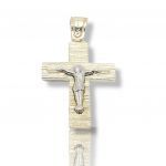 Croce in oro Giallo con Crocifisso (code H2121)