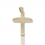 Croce in oro giallo k14 (code H1874)