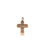 Croce in oro rosa k14 (code GP1898)