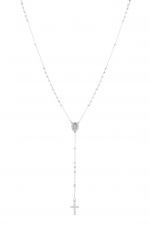 Madonnas Choker Classic cross and Madonna with Zircons (AGI 160-C-A)