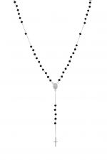 Madonnas Icon Choker Classic Stones in 925° platinum-plated (AGI 161-C-AN)