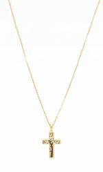 Icona Gold plated silver 925º Cross (code AGI360/C-Ο)