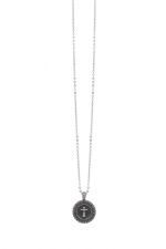 Platinum plated silver Necklace ICONA (AGI134/C)