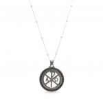Platinum plated silver Necklace ICONA (AGI341/C-N)
