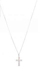 Collana Icona CRUCIS LUMINIS - Pietre Nere (code AGI360/C-A)