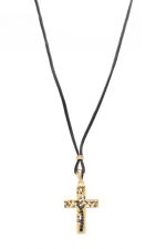 Icona Gold plated silver 925º Cross (code AGI361/C-Ο)