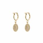 Σκουλαρίκια επιχρυσωμένα απο ασήμι 925° (BEN322/O)