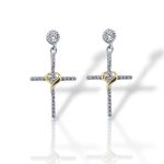 Σκουλαρίκια απο ασήμι 925° (BEN295/Ο)