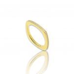 Gold plated silver  925° ring  (code FC001518G)