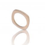 Rose gold plated silver  925° ring (code FC001518R)