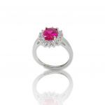 Platinum plated silver  925° KATE ring (code FC001934)