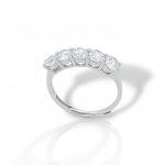 Platinum plated silver 925° ring (code FC002097)
