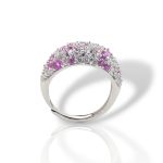 Ασημένιο δαχτυλίδι 925° επιπλατινωμένο (code FCM002810)