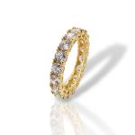 Ασημένιο δαχτυλίδι απο επιχρυσωμένο ασήμι 925° (code Η002843)