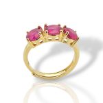 Ασημένιο δαχτυλίδι απο επιχρυσωμένο ασήμι 925° (code FC002864)