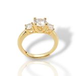 Ασημένιο δαχτυλίδι απο επιχρυσωμένο ασήμι 925°  (code FC003026)