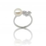 Anello in argento 925° rodiato  (code R003887)