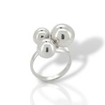 Ασημένιο δαχτυλίδι απο επιπλατινωμένο ασήμι 925° (code FC006210)