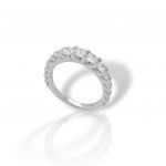 Platinum plated silver 925° ring (code FC006251)