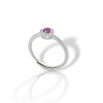 Platinum plated silver  925°  ring (code FC006857)