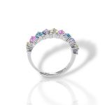 Ασημένιο δαχτυλίδι απο επιπλατινωμένο ασήμι 925°  (code FC007480)