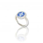 Anello in argento 925° rodiato  (code FC000890)