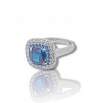 Anello KATE in argento 925° rodiato (code FC003692)