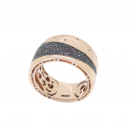 Rose gold plated silver  925° ring (code FC001754)