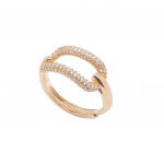 Gold plated silver  925° ring (code FC001753)